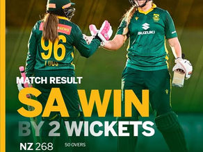 Proteas Edge Out Black Caps in Last-Over Thriller: 1-0 Lead at Hagley Oval!