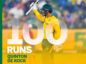 Die Proteas Beklink Reeks in Pretoria: De Kock Vernietig West Indies