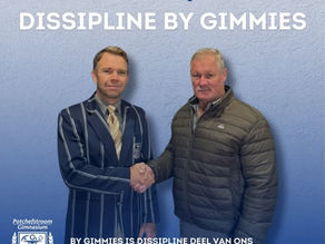 Mnr. Andries Greeff Neem Dissipline-Leisels oor by Mnr. Martin Marx