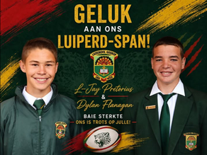 L-Jay en Dylan Gekies vir o/13 Luiperds-Rugbyspan