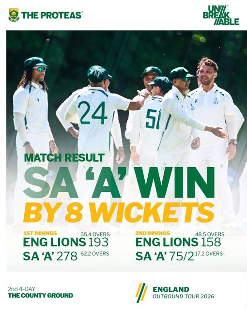 Image: Cricket South Africa