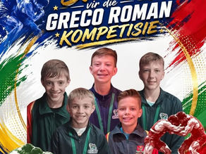 Vyf Stoeiers Gekies om Noordwes by SA Grieks-Romeinse Kampioenskappe te Verteenwoordig!