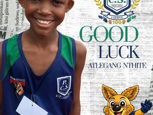 Atlegang Nthite Represents PCS at the North West Athletics Championships