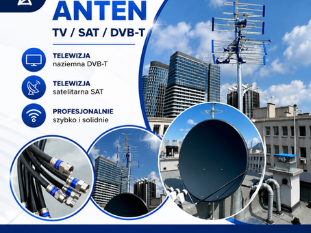 Nowa instalacja antenowa na dachu budynku 📡