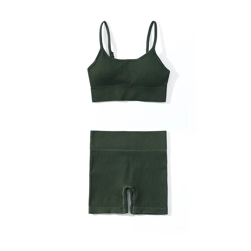 Thumbnail: Yoga Shorts Seamless High Waist Breathable Elastic  Cycling Shorts