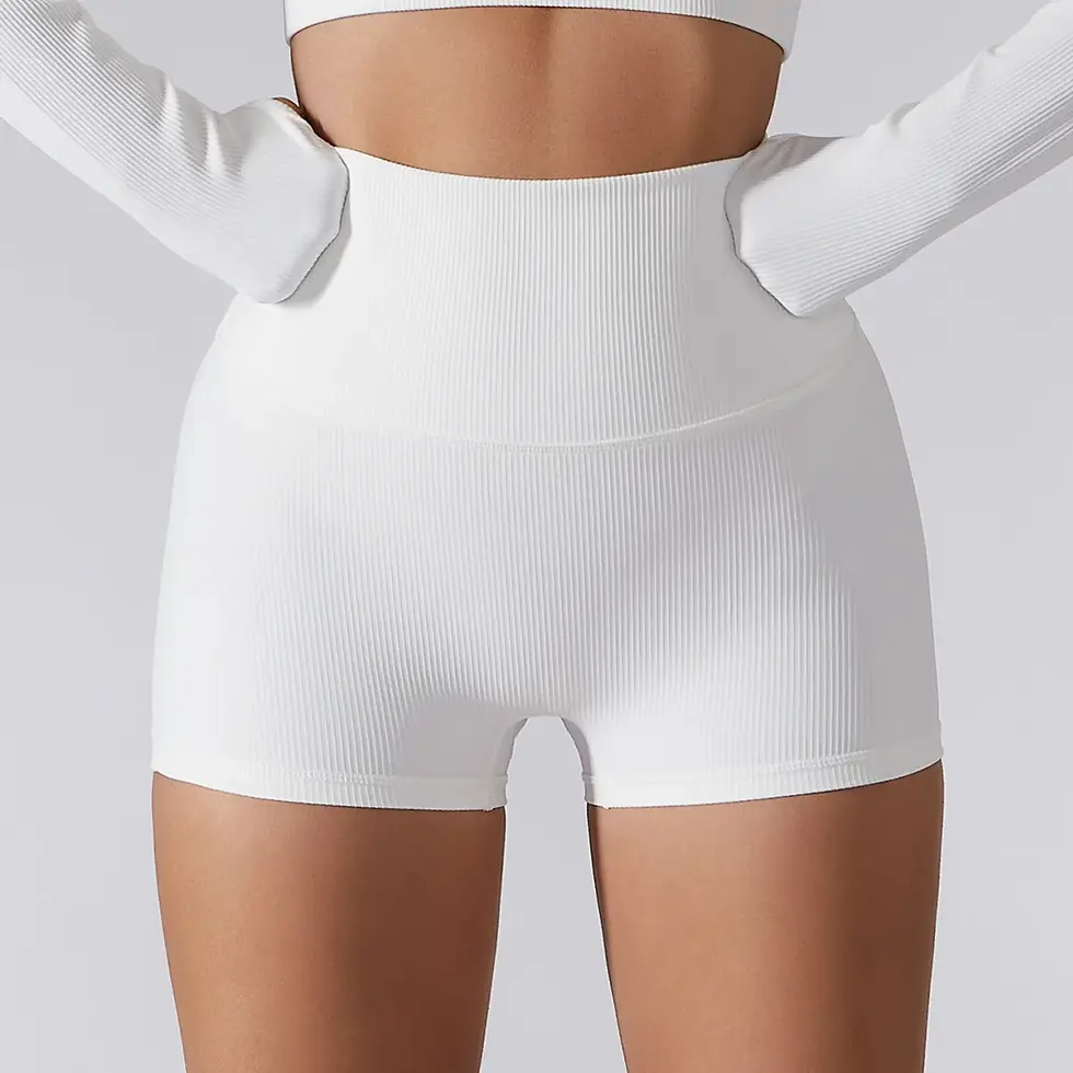 Thumbnail: Yoga Shorts Seamless High Waist Breathable Elastic  Cycling Shorts