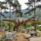 Macheta de dinozaur la Dino Parc Râșnov