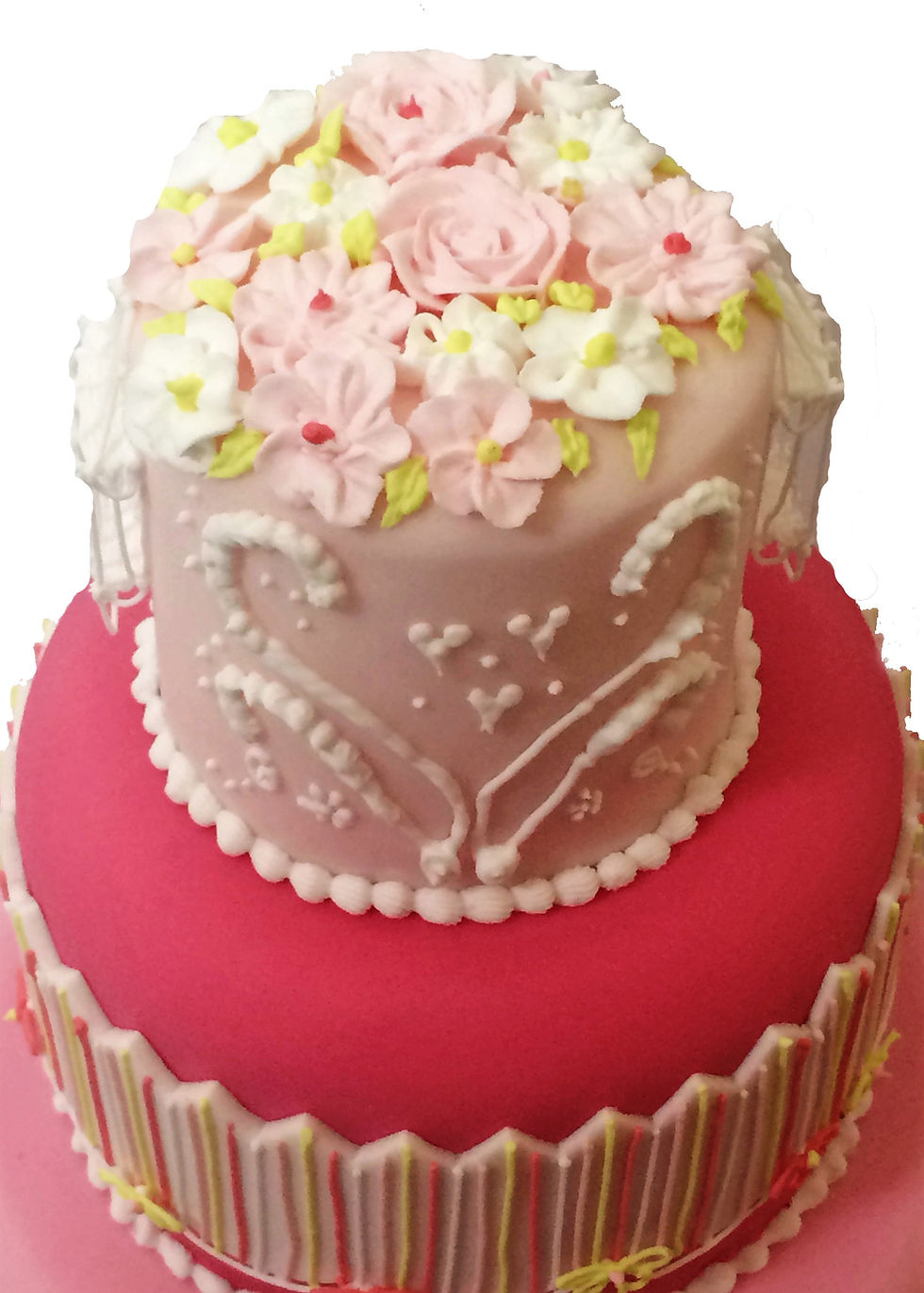 Pink Wedding Cake