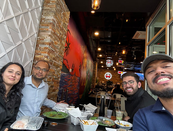 Lunch with Dr. Sukriti Manna! He gave a seminar in our department!!