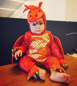 Fire breathing Bradley #babybradley2016 #legendarypictures