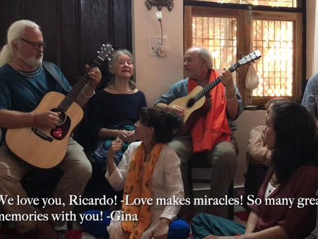 Joyful Ricardo, G, Siobhan, P in India (from Gina)