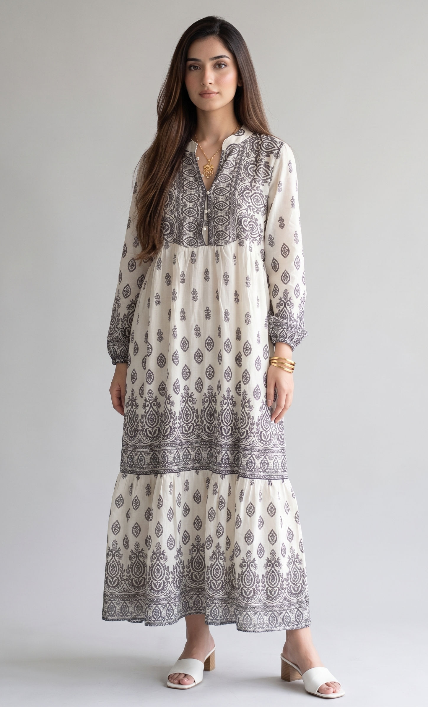 Robe Artisanale Gris Foncé