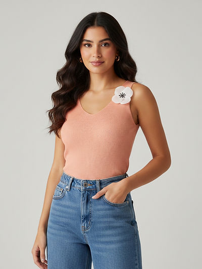 Top Rosa Corail