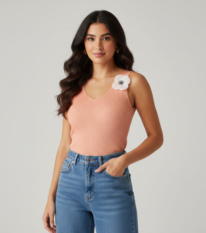 Top Rosa Corail