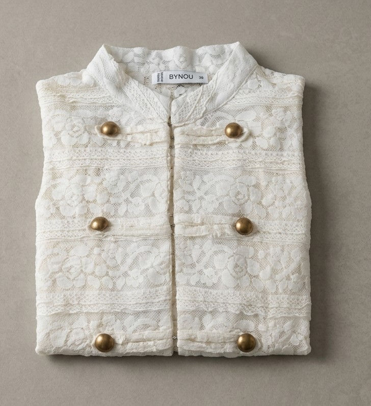 Miniature : Chemise Dentelle Blanche