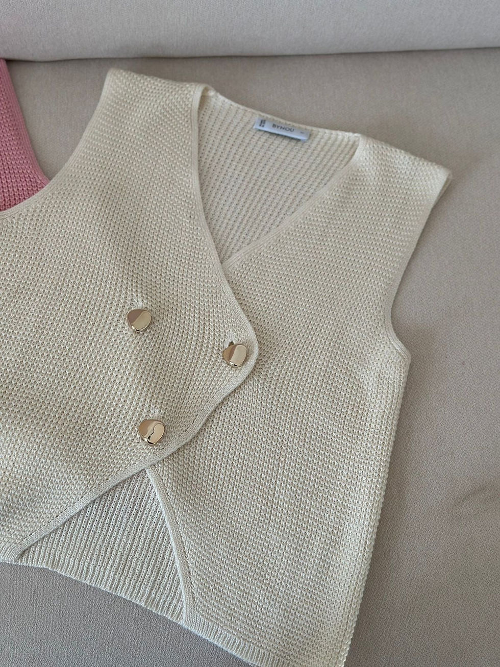 Miniature : Gilet Berna Ecru