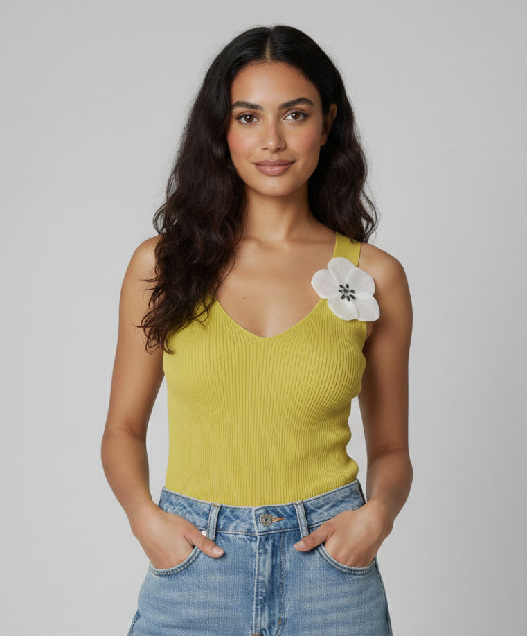 Top Rosa Vert Kiwi