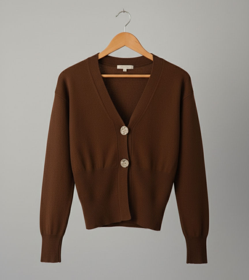 Miniature : Gilet Nevin Marron