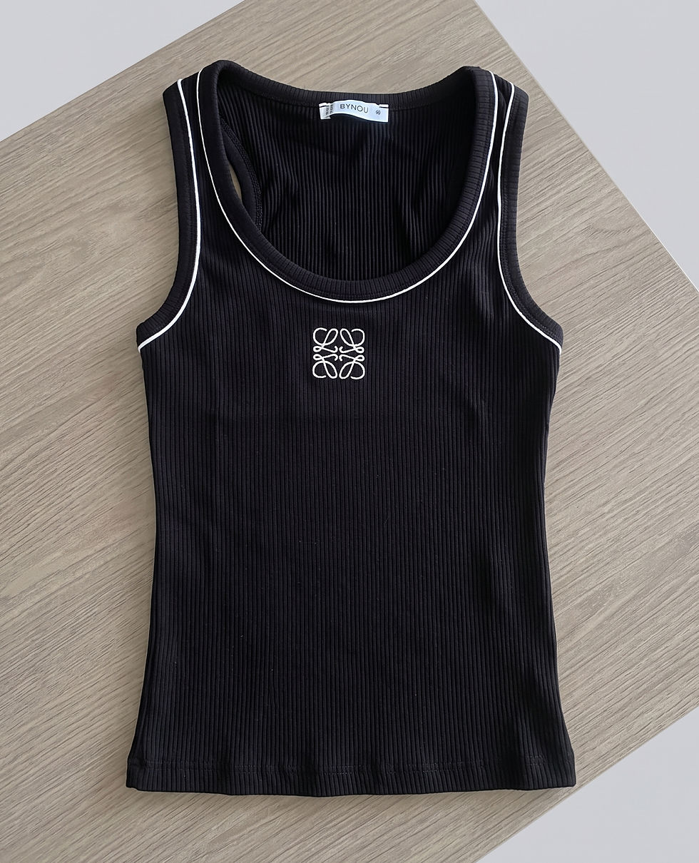 Miniature : Top Low Noir / Blanc 01