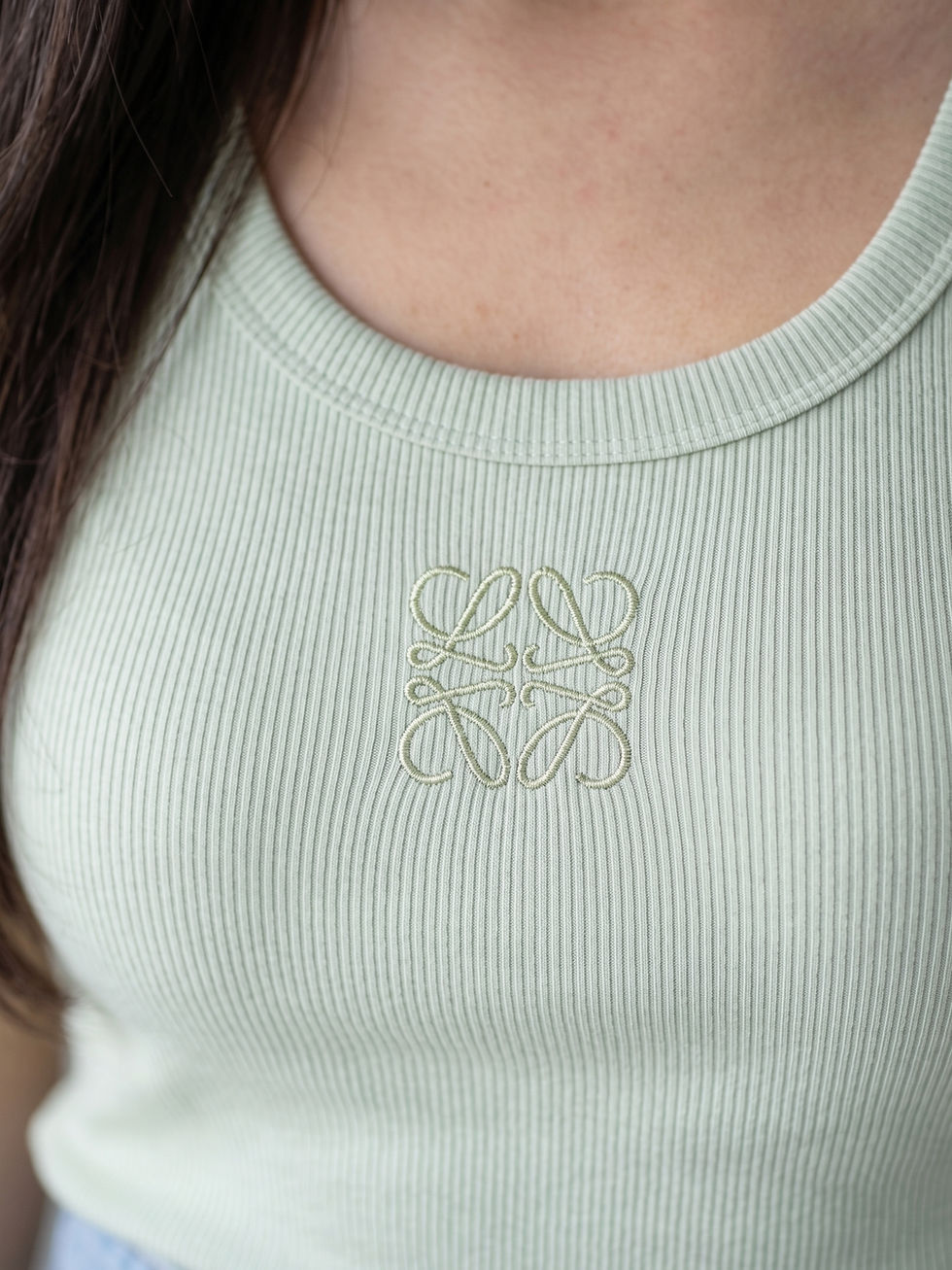 Miniature : Top Low Vert Pastel