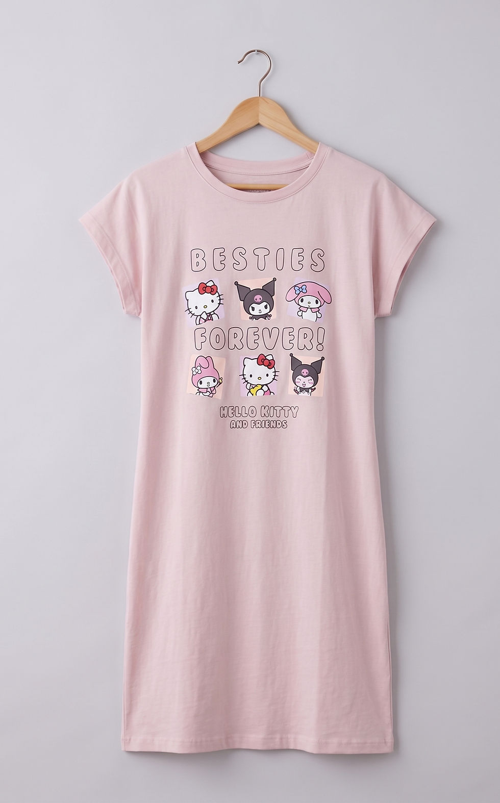 Miniature : Robe Pyjama Besties Rose Nude