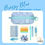 Thumbnail: 8pc Blue Stationery Bundle