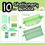 Thumbnail: 10pc Green Stationery Bundle