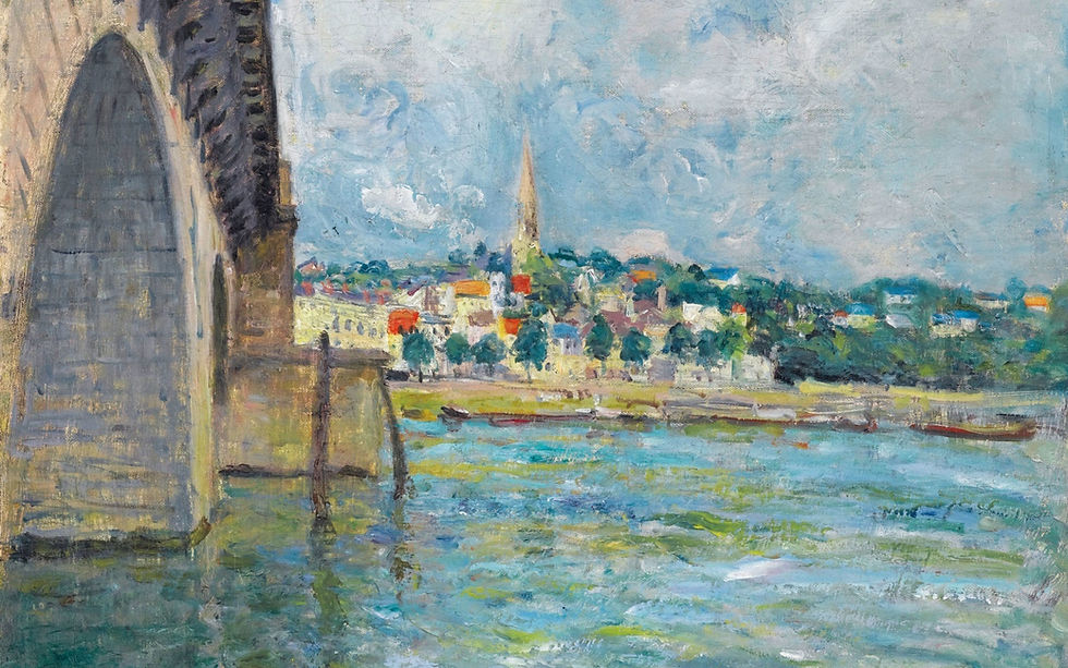 MOST SAINT CLOUD od ALFRED SISLEY