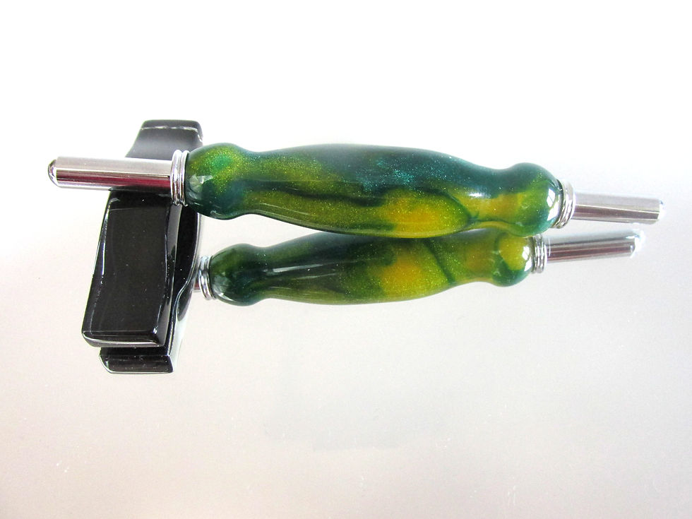 Handmade Nuclear Waste Double Seam Ripper/Stiletto with Chrome Plating