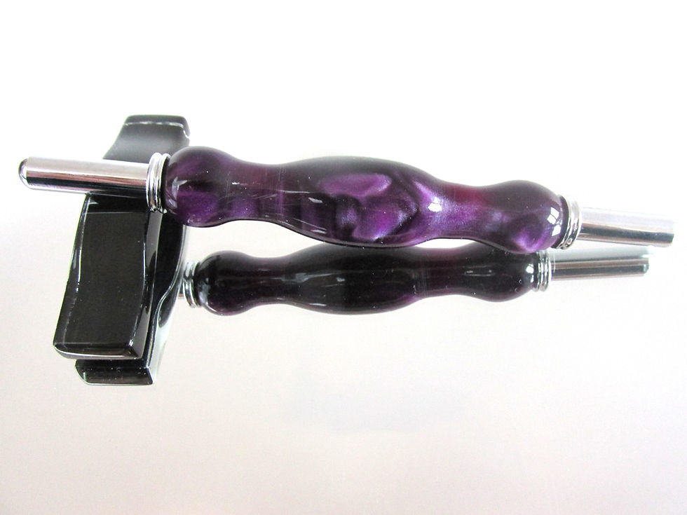 Purple Illusions with Chrome Plating