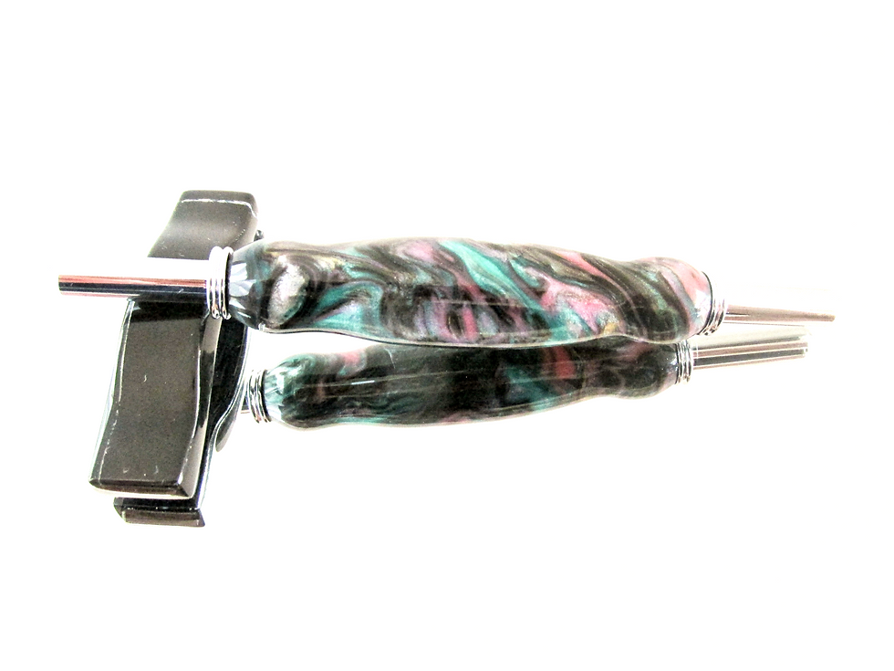 Handmade Abalone Double Seam Ripper/Stiletto with Chrome Plating
