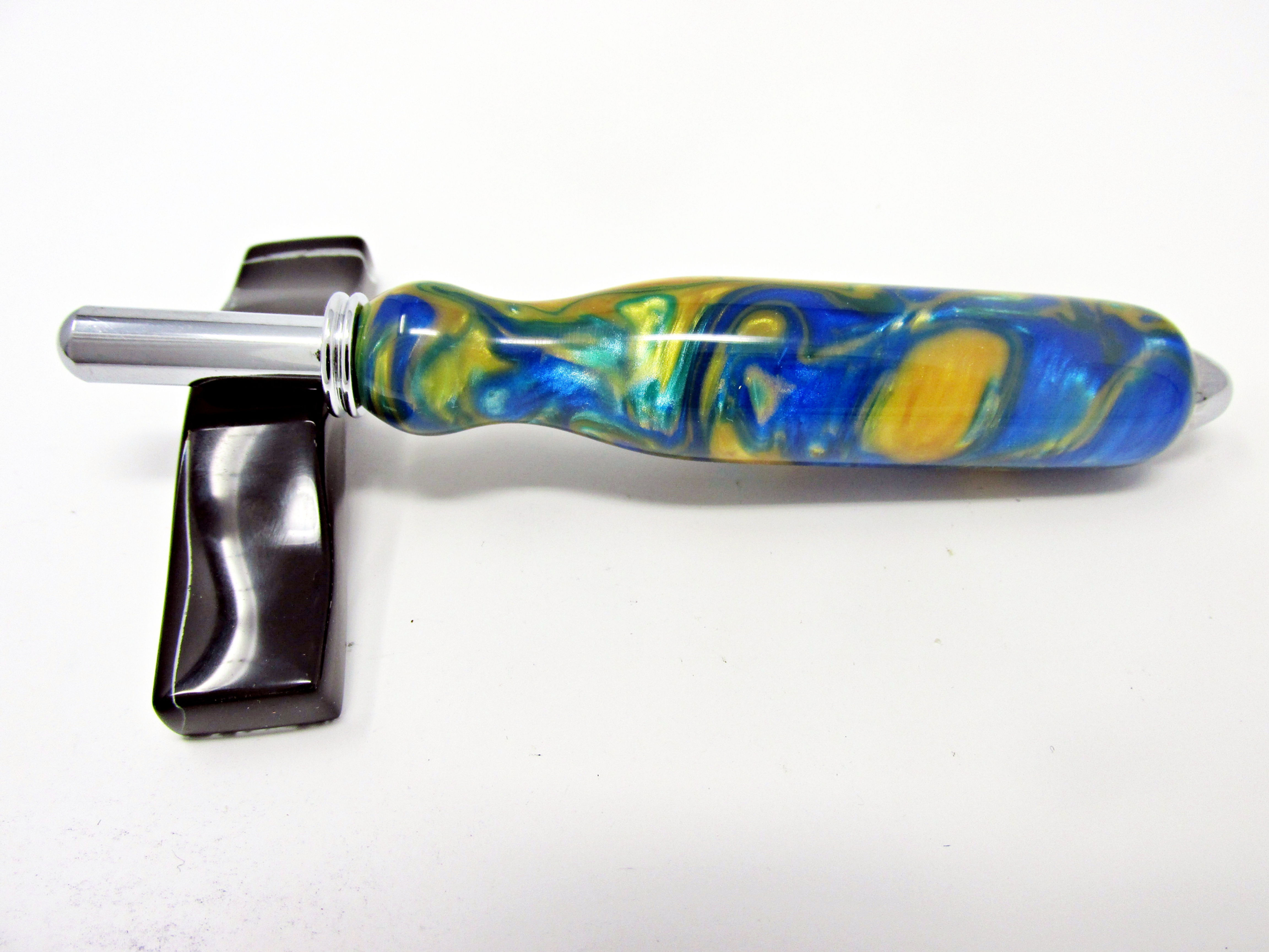 Handmade Desert Oasis Seam Ripper or Stiletto with Chrome Plating