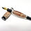 Thumbnail: Handmade El Grande Clear Stabilized Box Elder Fountain Pen with 24kt Gold Platin