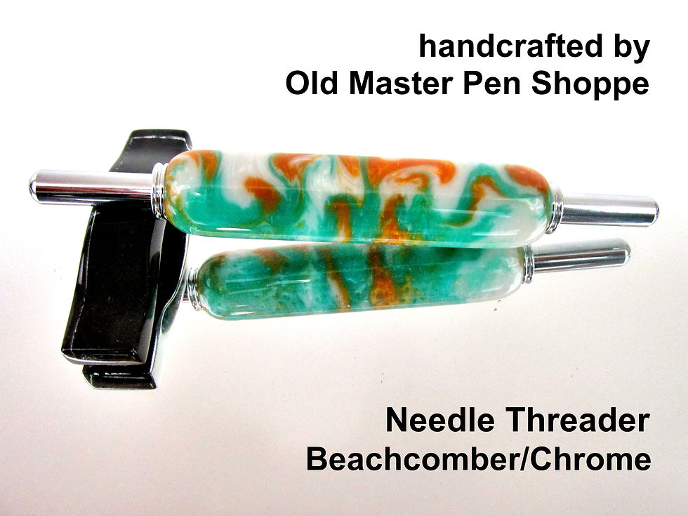 Handmade Beachcomber Needle Threader With Chrome Plating