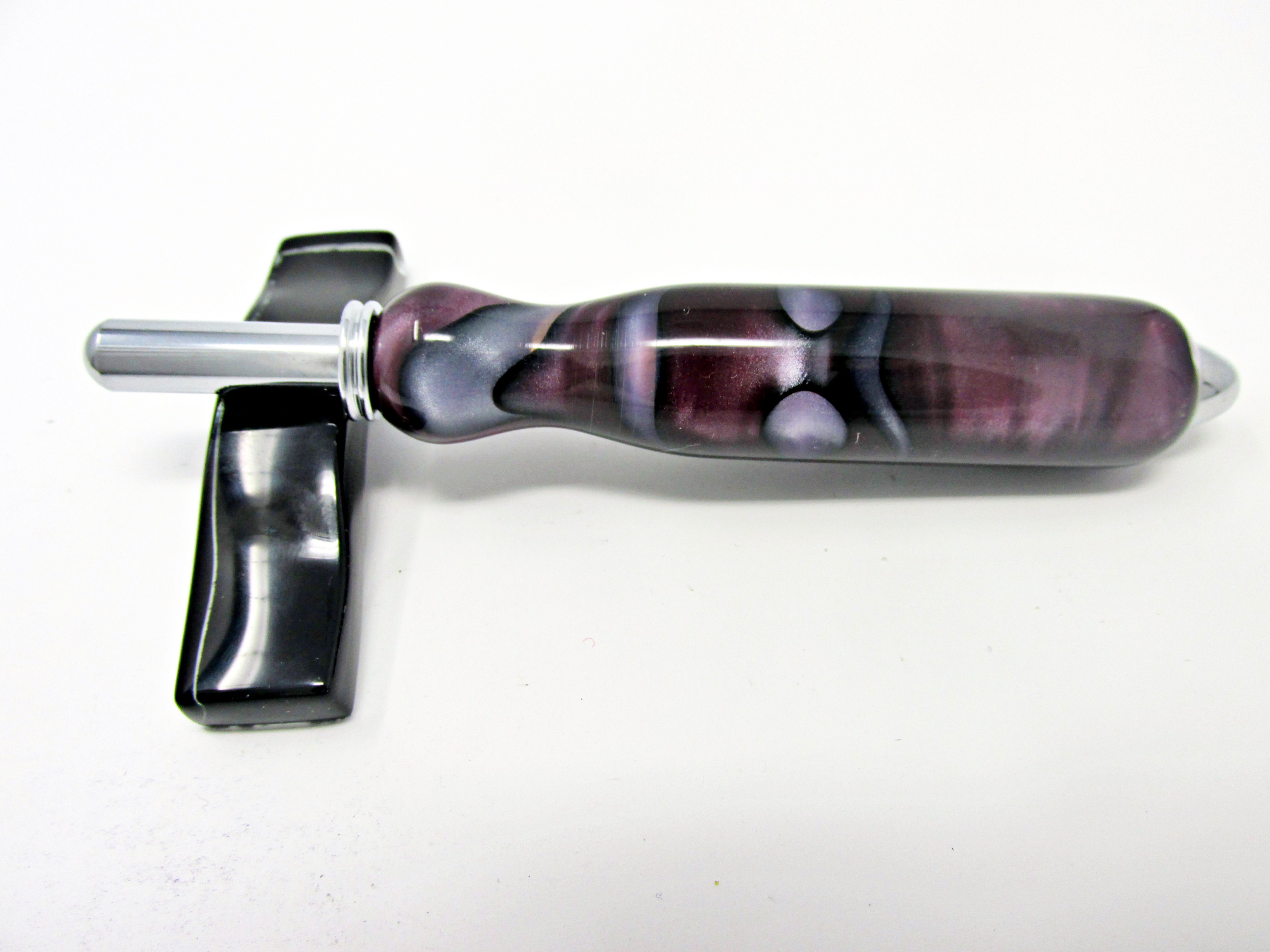 Handmade Purple Passion (NT) Single Seam Ripper or Stiletto with Chrome Plating