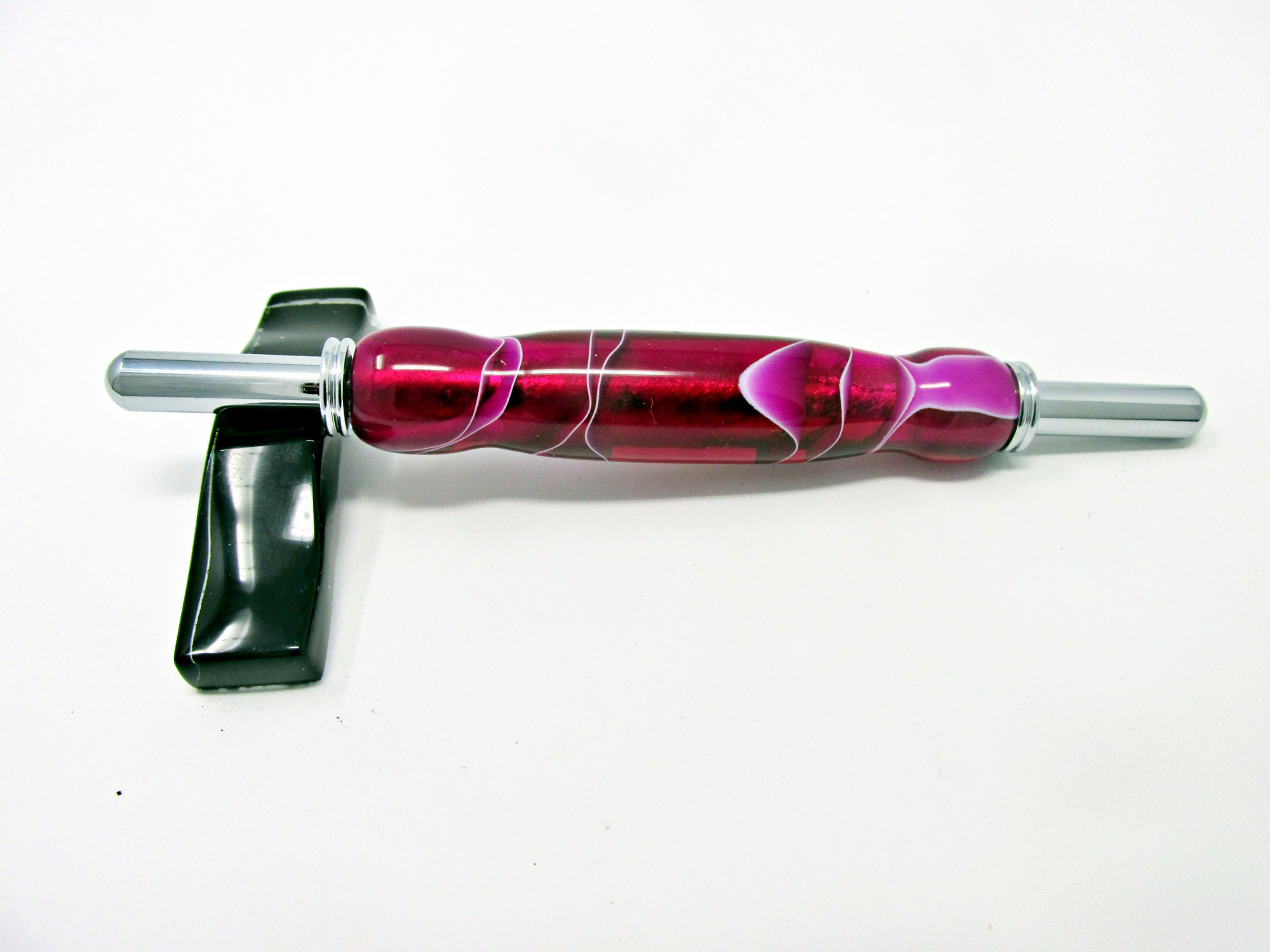Handmade Plum Water Double Seam Ripper/Stiletto with Chrome Plating
