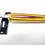 Thumbnail: Handmade Flowerwood 12 (Bright Yellow and Purple) Crochet Hook with Satin