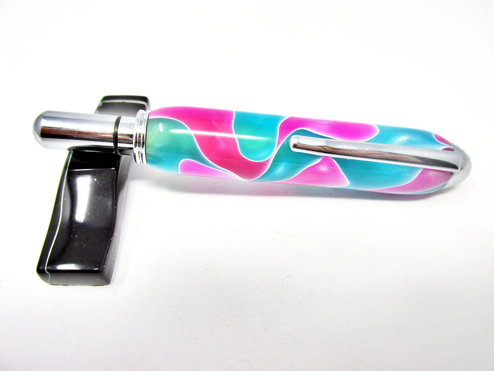 Handmade Caribbean Cove Mini Scissors Kit with Chrome Plating