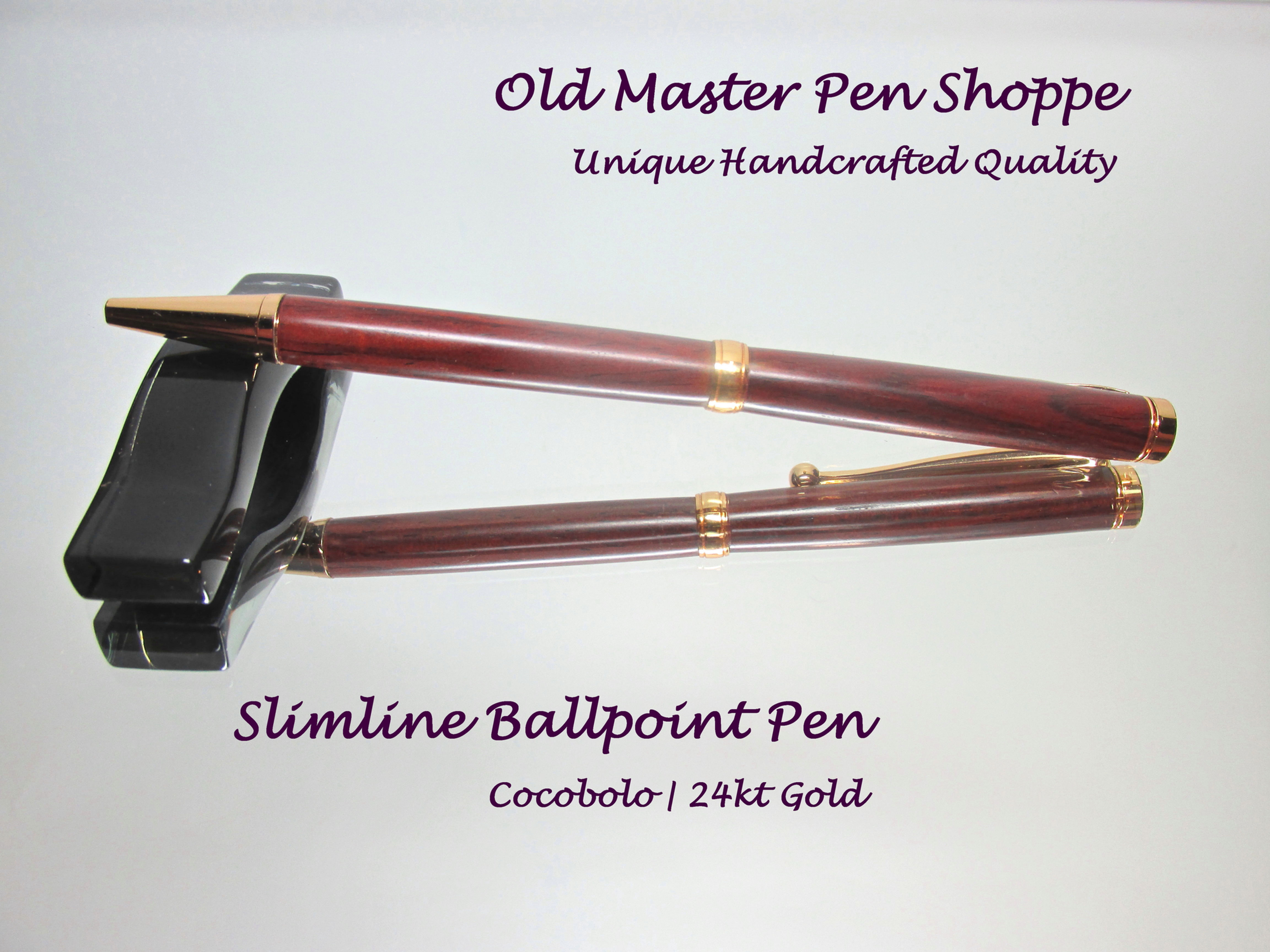 Cocobolo with 24kt Gold Plating