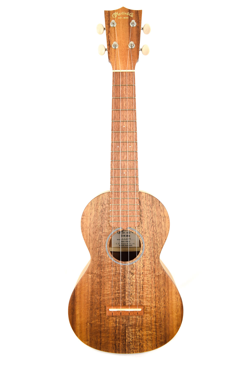 C1K-UKE Solid Koa Concert Ukulele : Martin