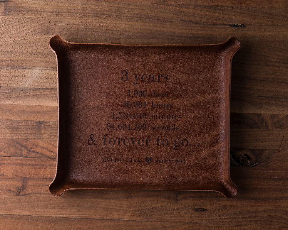 Thumbnail: 3rd Anniversary Leather Catchall