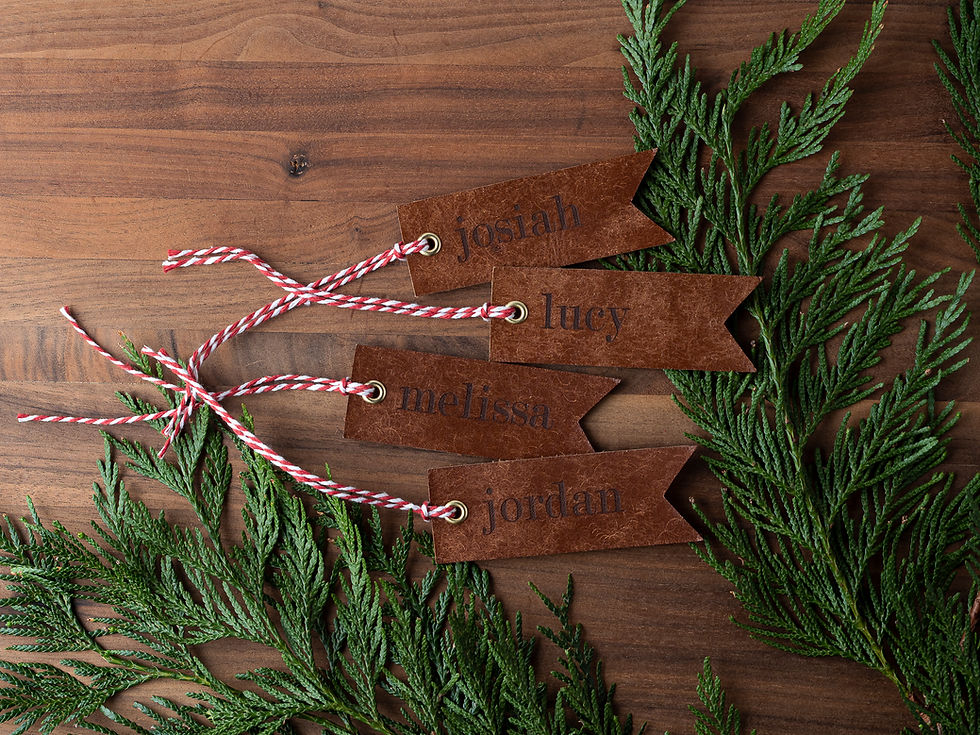 Thumbnail: Personalized Christmas Stocking Tags