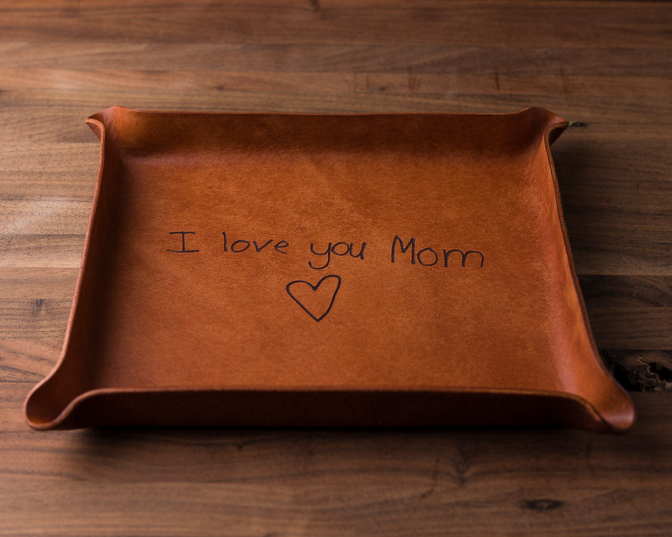 Thumbnail: Your Handwriting Leather Catchall