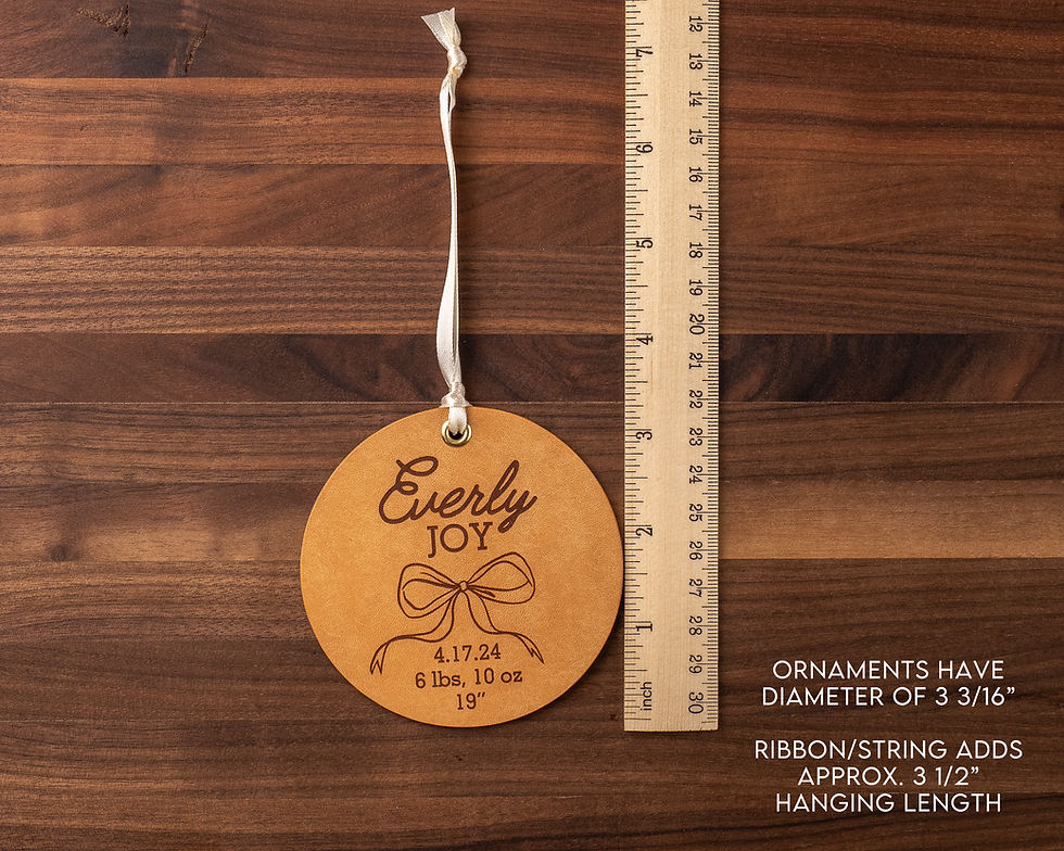 Thumbnail: Personalized First Christmas New Home Ornament