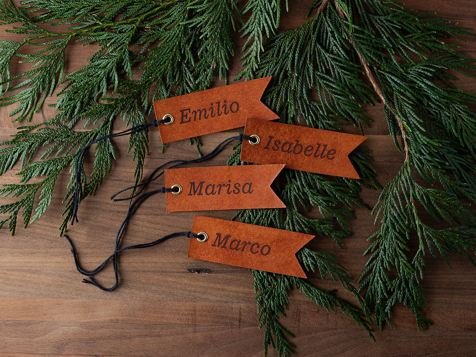 Personalized Christmas Stocking Tags