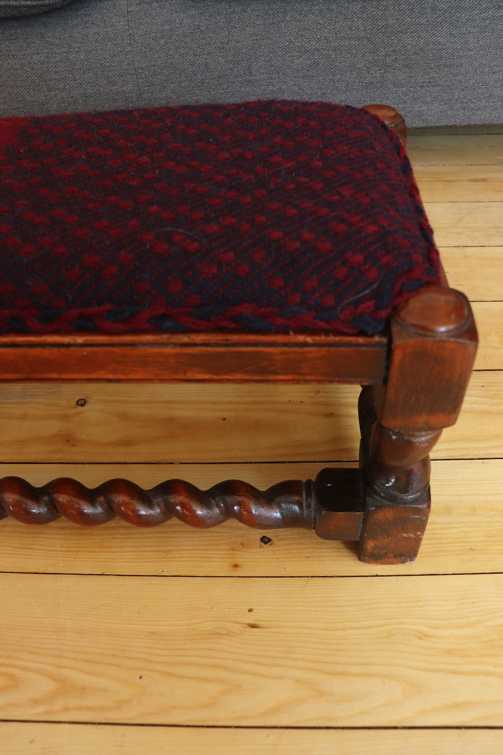 Thumbnail: Upholstered Double Foot Stool