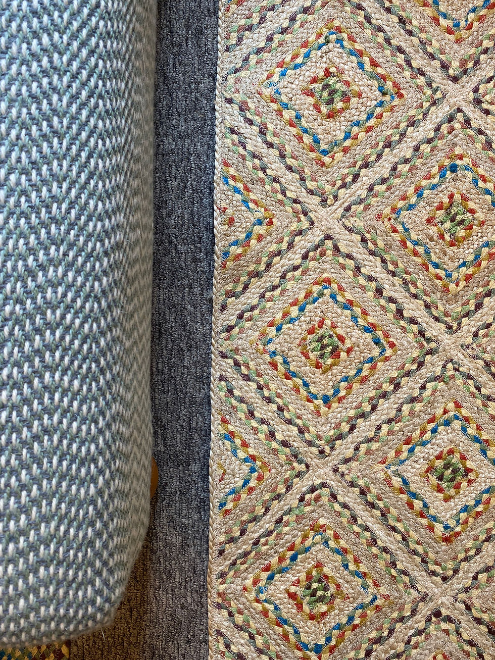 Thumbnail: Organic Jute Mosaic Carnival Rug