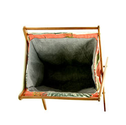 TEAK VINTAGE MAGAZINE/CRAFT HOLDER