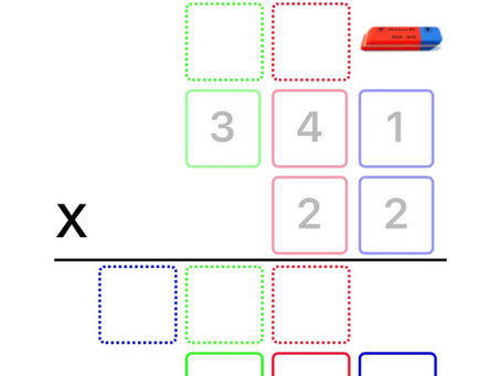 Apprendre à poser une opération en colonne.