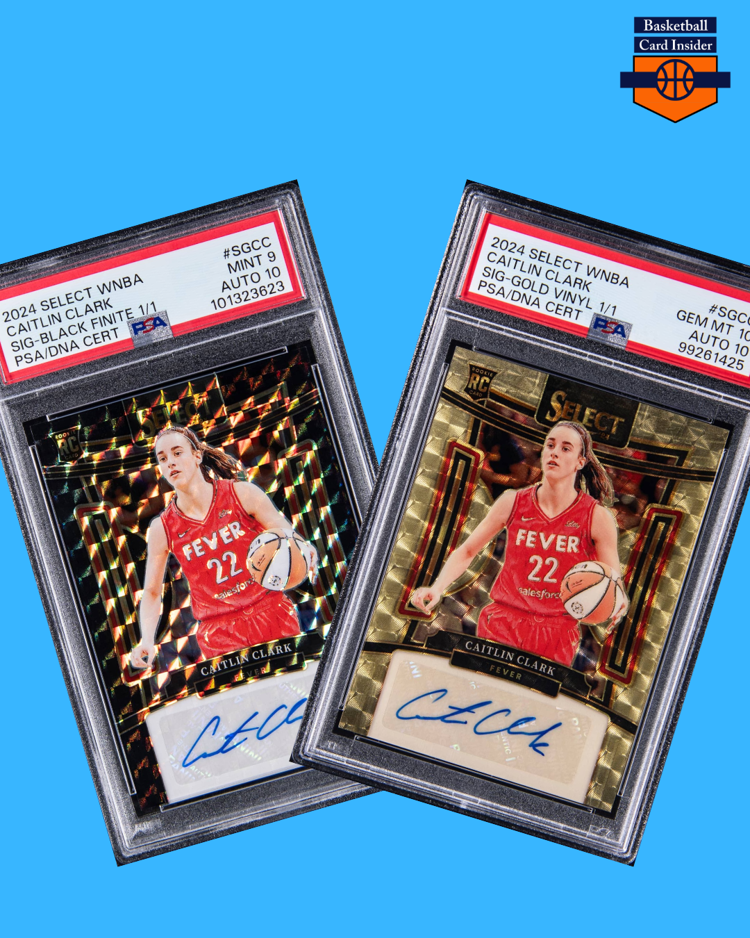 Caitlin Clark’s two highest-selling cards of all time (as of February 14, 2025)
